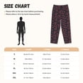 thumbnail image 3 of Salouo Red Hearts Print Women's Pajama Pants Casual Loose Sweatpants PJs Flowy Pants Drawstring Palazzo for Women Wide Leg Pants Lounge Pajama-Medium, 3 of 6