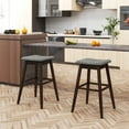 thumbnail image 6 of Gymax Set of 4 Swivel Bar Stools 30'' Bar Chairs w/ Padded Contoured Seat & Footrest, 6 of 10
