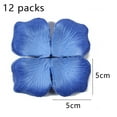 thumbnail image 2 of 12 Bags Artificial Rose Petals, Non-Woven Flower Petals for Romantic , Wedding, Party, Valentine Day Decoration - Dark blue blue, 2 of 5
