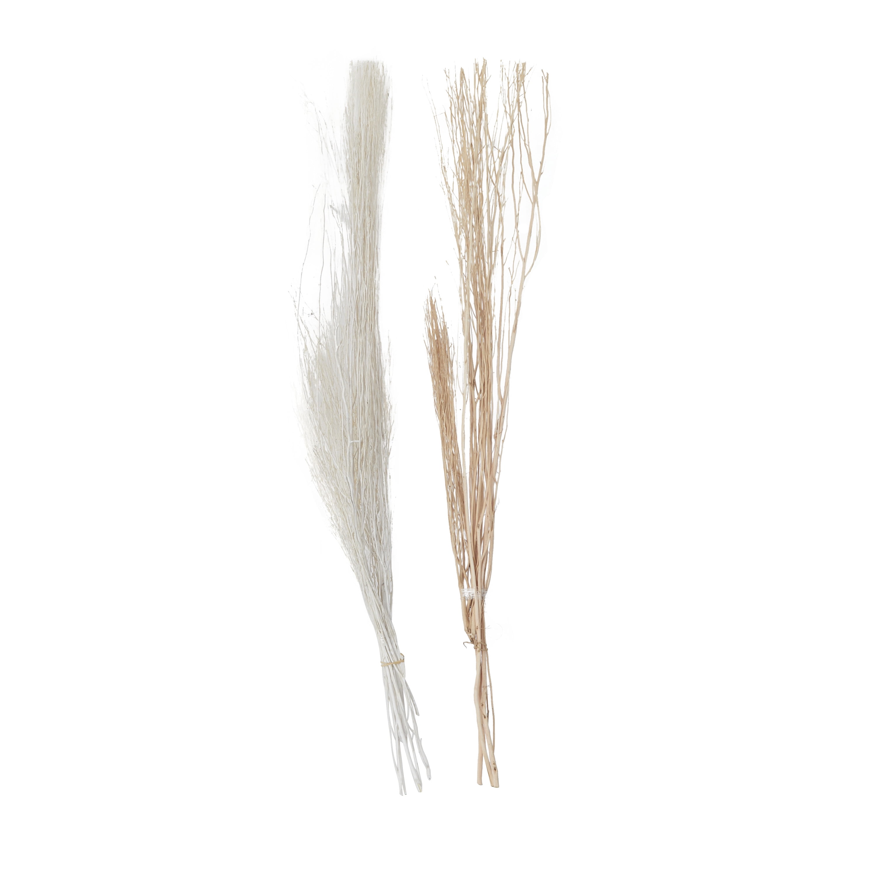 57" Dried Plant Natural Foliage Pigeon pea Bouquet, by DecMode (2 Count)