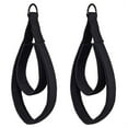 thumbnail image 2 of harmtty 1 Pair Pilates Straps Pilates Double Loop Strap Reformer Fitness D-Ring Straps Padded Pilates Equipment D-Ring Yoga Exercise Straps Accessories Home Gym Workout,Black, 2 of 7