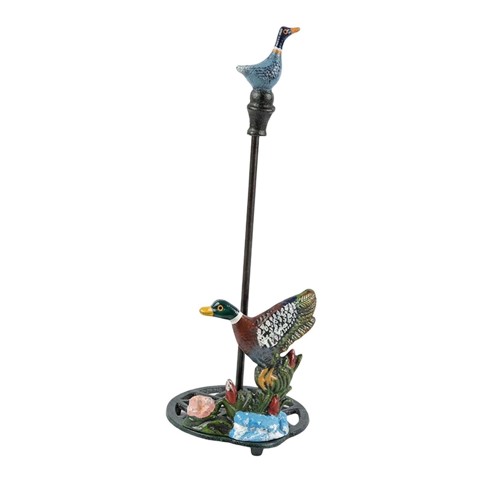 Fiocias Duck Paper Towel Holder Stand Bathroom Kitchen Use Premium Paper Roll Holder