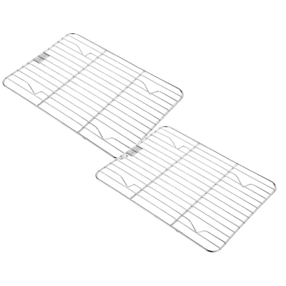 2Pcs Clearance Sale! Stainless Steel Grill Rack For Barbecue Durable Cooking Grid For Kitchen Outdoor Camping Picnic Party Heavy Duty Bbq Grate Barbecue Grill Practical Home Decor