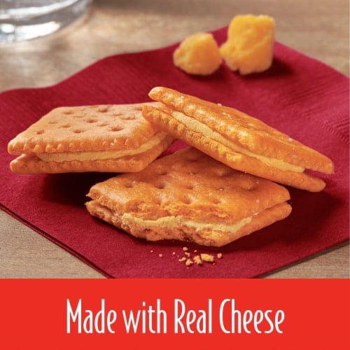 Keebler Cheese and Cheddar Sandwich Snack Crackers 8 ct / 1.38 oz - Pack of 2