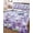 Lavender, variant on Quilts Queen Size Bedding Set, Purple Flowers Reversible Summer Quilt 3 Pieces, Butterfly Spring Floral Wooden Farmhouse Lightweight Bedspreads Coverlets with 2 Pillow Shams for All Seasons