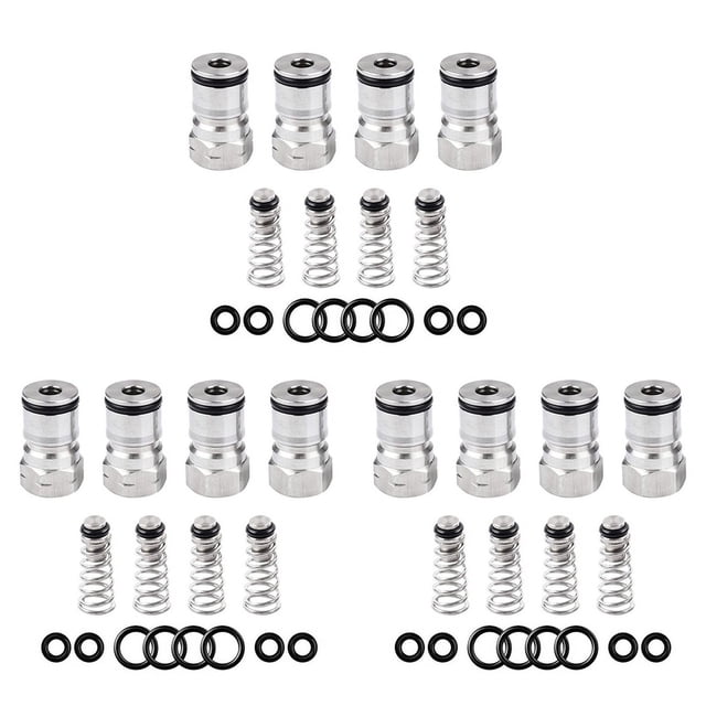 6 Pairs Cornelius Type Ball Lock Posts,Stainless Steel Poppets and Springs,Poppet Female Thread Gas + Liquid