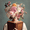 Floral Head Woman Reading Book, variant on Qisvanset Fashion Girl Portrait I Don't Know Is It Real Canvas Wall Art 15.75x11.81 INCHES