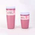 thumbnail image 3 of 12/20 oz Stainless Steel Vacuum Insulated Coffee Mug with Handle - Leak-proof Portable Travel Mug, Suitable for Car, Office, Home, Camping - Pink, White, Brown, and Blue Designs, Modern Beverage Cup, 3 of 30