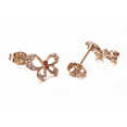thumbnail image 5 of Yoursfs Pink Butterfly Zircon Stud Earrings for Women Gold Plated Piercing Earrings Studs for Girlfriend Daughter Dainty Birthday Christmas Jewelry Gift, 5 of 5