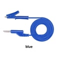 thumbnail image 2 of Cable de alimentación de prueba Inteprter 1M con clip Adaptadores de corriente Azul, 2 of 6