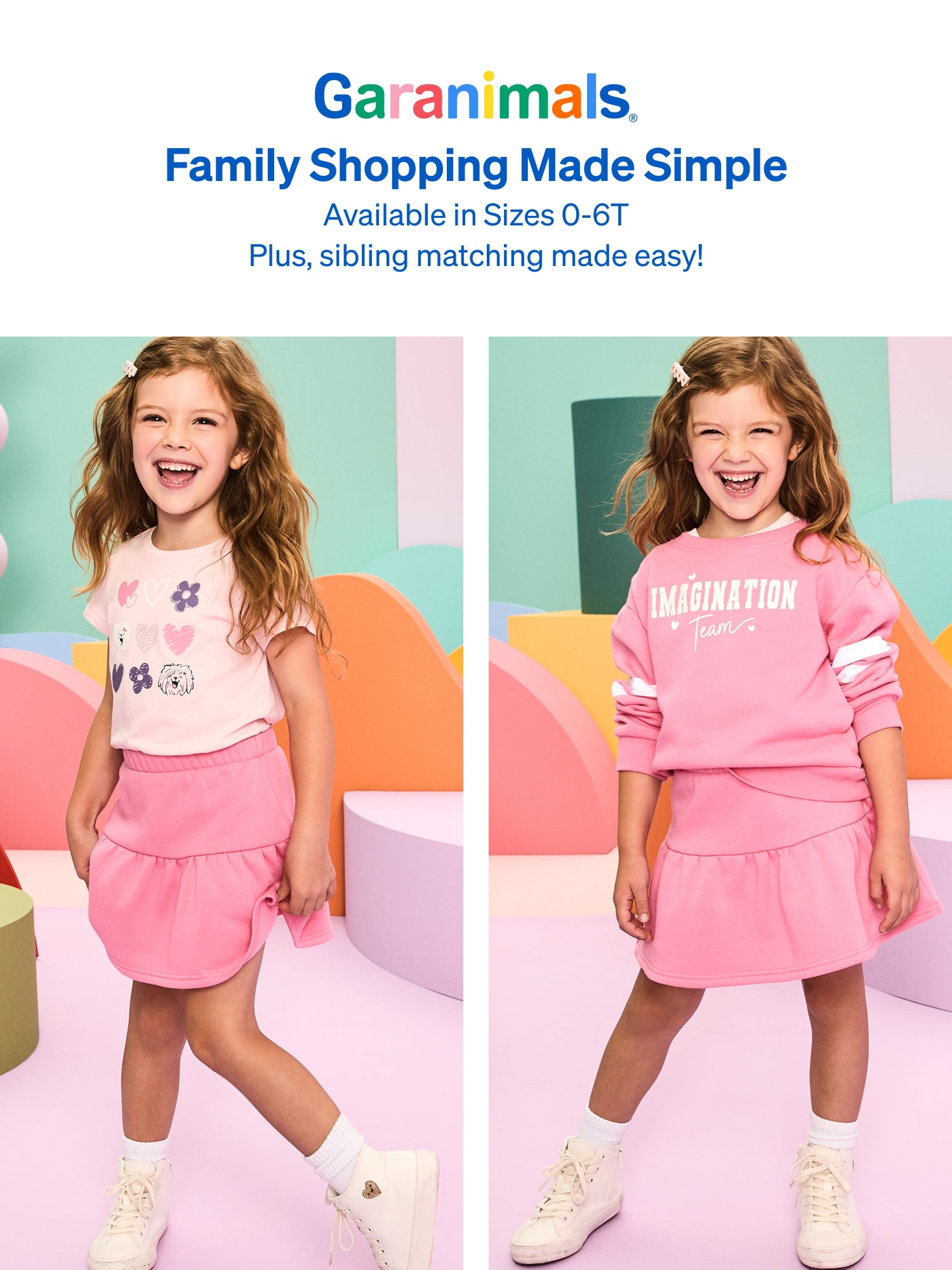 Garanimals Baby & Toddler Girl 3-Piece Outfit Set, Sizes 0-6T
