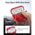 thumbnail image 4 of Funda para AirPods Pro ESR Cyber Series, color rojo oscuro, 4 of 9