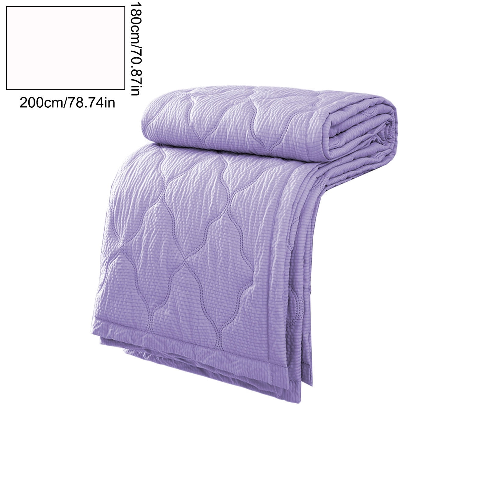 Hiroekza Quilts For Full Bed, Full Size Quilt, Ultra Soft Cotton Quilt for Spring Summer, Washable Solid Color Quilt for Home Dormitory