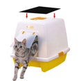 thumbnail image 3 of Filtro desodorizante de carbón activado para mascotas, desodorizante de bolsa de carbón, filtro de algodón para caja de arena para gatos, suministros para mascotas (4 piezas), 3 of 5