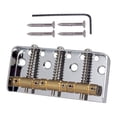 thumbnail image 1 of tamizeot High Performance Bass Bridge Tailpiece Saddle With Durable Metal Accessories For Precision Guitar Assembly Silver 76mm, 1 of 6