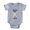 Heather Grey, variant on CafePress - Jack Russell Terrier Dad - Cute Infant Baby Football Bodysuit
