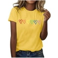 thumbnail image 2 of Blouses pour Femmes, Blouse à Manches Courtes Imprimée Mode pour Femmes, T-Shirt Amusant à Col Rond, 2 of 6