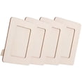 thumbnail image 3 of RENACLIPY 6Pcs Craft Frames in Khaki Wood for Creative Family Bonding Activities, 3 of 5
