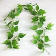 thumbnail image 6 of Shenmeida Fake Vines for Hanging Decor Artificial Greenery Garland Fake Leaf Vines Hanging Plants Greenery Wall Backdrop for Home Bedroom Wedding Decoration Jungle Theme Party Supplies, 6 of 7