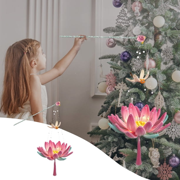 Ganfancp Linterna de La Flor Linterna de Mano China Niños Manualidades Diy Linterna Kit Deseando Flor Linterna de Navidad 、Chinese New Year 2023 Decoración Ofertas y Liquidaciones 1Xdiy Kit de Materi