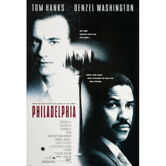 Philadelphia Poster Tom Hanks 16x24 Poster Medium Art Poster 16x24 Square Adults Best Posters
