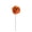 Orange, variant on White Artificial Gerbera, Pure Real Touch Faux Daisy with Bendable Stalks, Minimalist Floral Decor, Elegant Arrangement for Home Wedding Party Vase Centerpiece, 15.16*3.35in