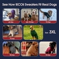 thumbnail image 4 of Jersey para perro IEcoII XXXL, cálido, cuello alto, tejido para labrador, 4 of 7