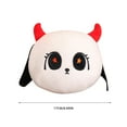 thumbnail image 3 of nTRIUQJ Adorable White Soft Stuffed Animal Toy Cute Little Design For Halloween White, 3 of 6