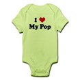 thumbnail image 1 of CafePress - I Love My Pop Infant Bodysuit - Baby Light Bodysuit, 1 of 1
