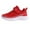 Red, variant on Otqutp Girls Athletic Tennis Shoes Knitted Breathable Sneakers Lightweight Casual School Outdoor Sports Cute Hiking Shoes
