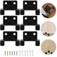 thumbnail image 2 of 6 Sets Mirror Bracket Thickened Stainless Steel Wall Tile Display Holder Hook, 2 of 9