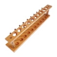 thumbnail image 1 of Rectangular Test Tube Holder Rack For Laboratory And Home Use 35.6X6.4X9Cm Chocolate Corrosion Resistant 1Pcs, 1 of 4