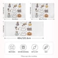 thumbnail image 2 of Yayeee Pillowcase Standard Size Set of 2 Satin Wrinkle Resistant Pillow Case, Magical Halloween Ghost, 2 of 7