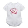 thumbnail image 2 of CNKOO 2PCS/Set Newborm Infant Baby Princess Crown Romper+PP Pants Tutu Skirt Outfit, 2 of 11
