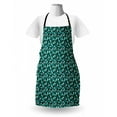 thumbnail image 3 of Ladybug Apron, Luck Insects on Abstract Dots and Leaves, Unisex Kitchen Bib with Adjustable Neck for Cooking Gardening, Adult Size, Multicolor, by Ambesonne, 3 of 4
