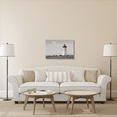 thumbnail image 2 of Global Gallery's 'Moon over Marthas Vineyard BW' By Katherine Gendreau Stretched Canvas Wall Art, 2 of 4