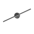 thumbnail image 1 of Bathroom Led Mirror Simple Style Round Black 38.00X13.00X6.00CM LED Lighting 1Pcs, 1 of 4