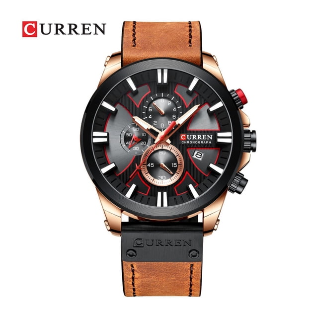 Reloj Curren KREC832011 marrón Hombre Cuarzo