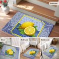thumbnail image 5 of Yellow Lemons Entryway Rug 2'x3'&nbsp; Non Slip Front Door Mats, Summer Botanical Watercolor Modern Art Entrance Rugs Indoor Outdoor Carpet, Washable Floor Mats Small Area Rug for Bedroom Kitchen, 5 of 8