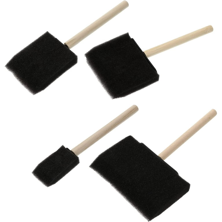 Painting Brush Black Sponge Painting Tools Foam Art Paintbrushes Stencil  Sponge DIY Painting Accessories Drawing Tools for Children Painting Sponges