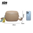 thumbnail image 2 of Bolsos Bandolera para Mujer Bolsos Cruzados de Cuero Bolso Bandolera Elegante y Simple Bolso Bandolera pequeño con Monedero Bolso Mujer Hombro Cuadrado, 2 of 6