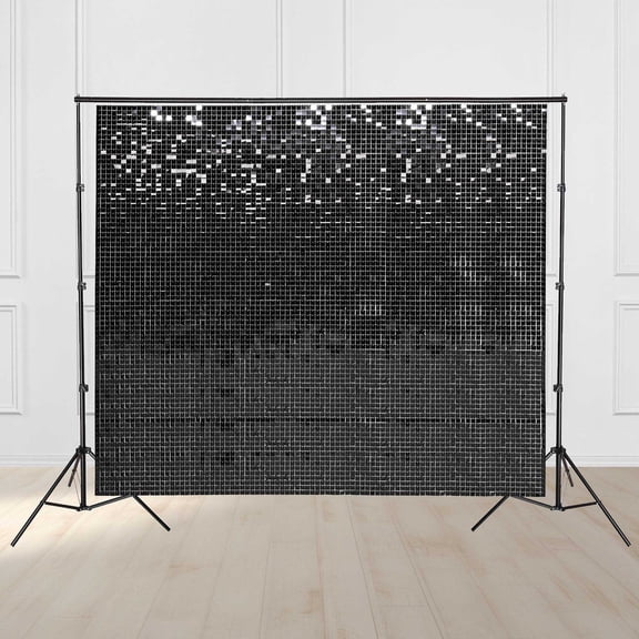 Instahibit 8.5x10 FT Shimmer Wall Backdrop with Stand 72 Pcs Panels Decor for Wedding Party