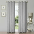 thumbnail image 2 of Superior Wave Blackout Grommet Curtains Panel Set, Chrome, 52" x 96", 2 of 7