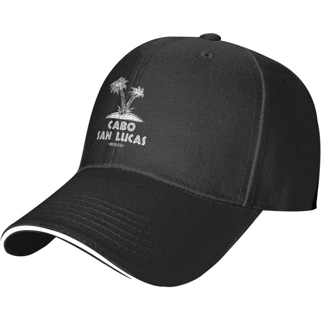 Cabo San Lucas Mexico Distressed Baseball Cap for Men 90s Washed Cotton Adjustable Strapback Baseball Caps