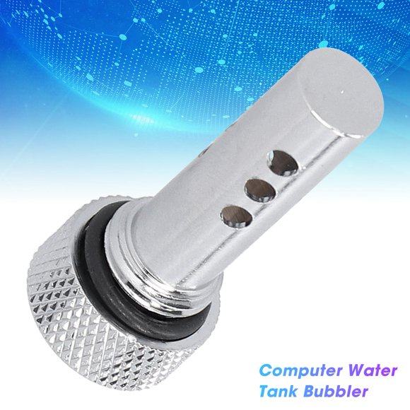 Peahefy PC Water Cooler Fitting Water Tank Bubbler Computer Water-Cooled With External Bubble Eliminater For PC Water Cooling System