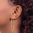 thumbnail image 3 of 14k Yellow Gold 1.5mm Polished Round Endless Hoop Earrings - 51mm, 3 of 6
