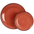 thumbnail image 4 of Elama Gia 24 Piece Stoneware Dinnerware Set in Red, 4 of 7