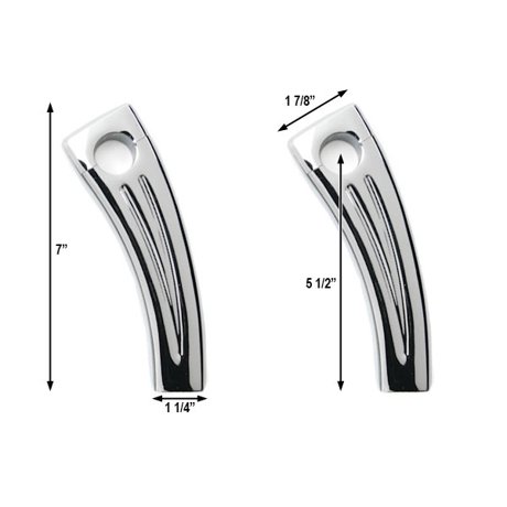 5.5" Chrome Motorcycle Handlebar Pullback Riser For Harley ...
