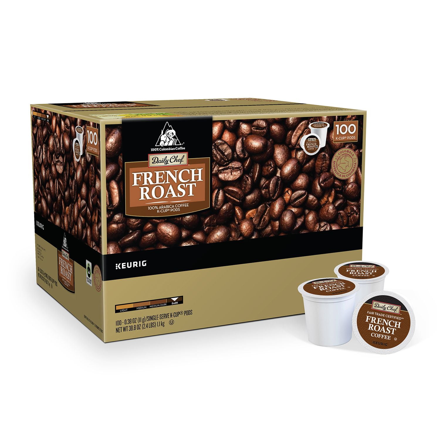 Daily Chef French Roast Coffee (100 KCups)