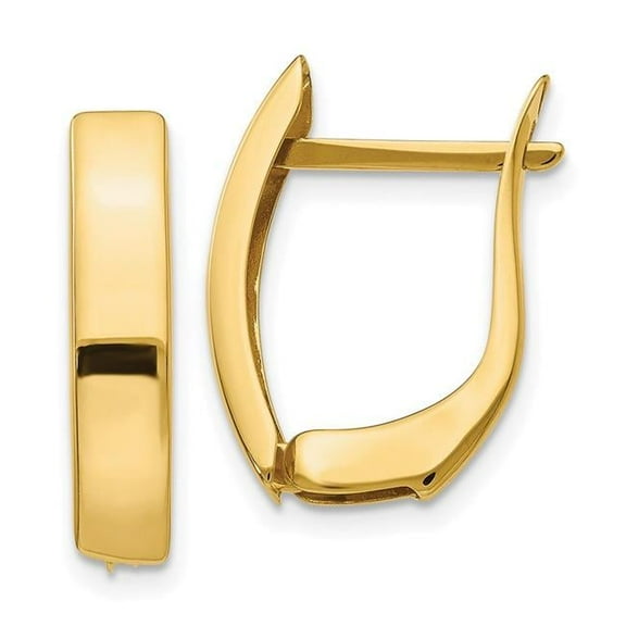 Primal Gold 14 Karat Yellow Gold Hinged Post Earrings